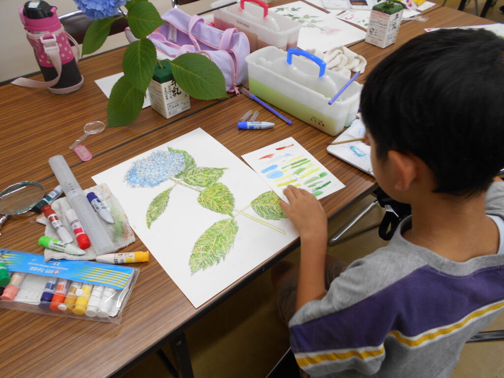 こども植物画教室 @ 神戸市立森林植物園